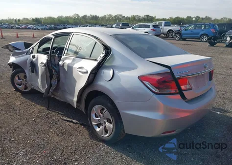 2015 Honda Civic Lx z USA, uszkodzony, nr VIN 19XFB2F55FE080530